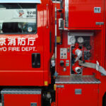 Kids Cling To Ledges As Flames Rise in Tokyo