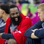 NBA Chaos—Harden Stop Raises Big Questions Sheriff deputies in riot gear standing in formation during a protest