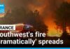 Thousands evacuated due to wildfire in France's southwest • FRANCE 24 English