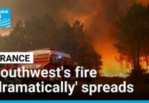 Evacuation Chaos — France Loses Control? Thousands evacuated due to wildfire in France's southwest • FRANCE 24 English