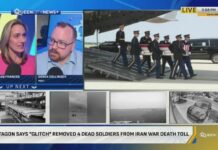 Pentagon says website 'glitch' removed 4 troops from Iran war casualty list