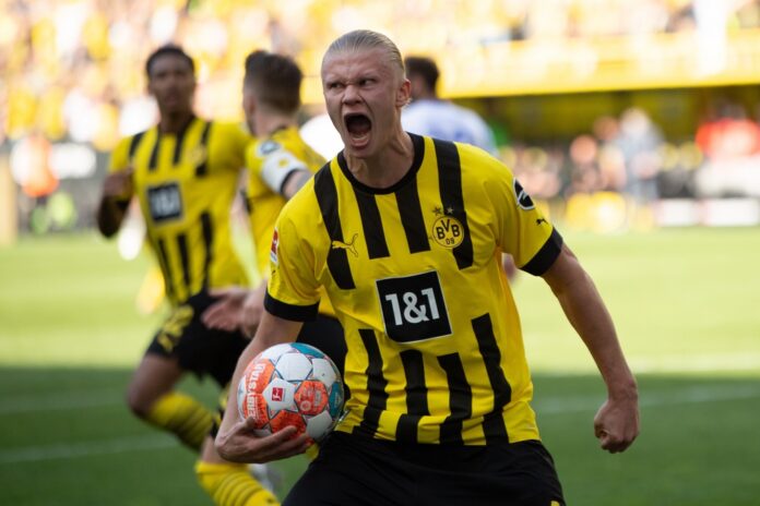 Dortmund,,Germany,-,May,14,2022:,Erling,Haaland.,The,Match
